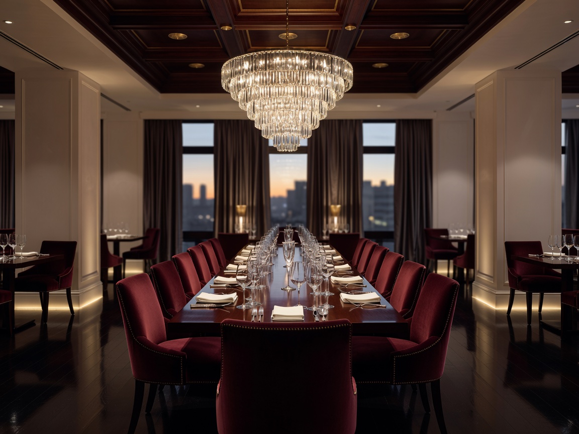 Elegant dining room at ATLAS steak and fish