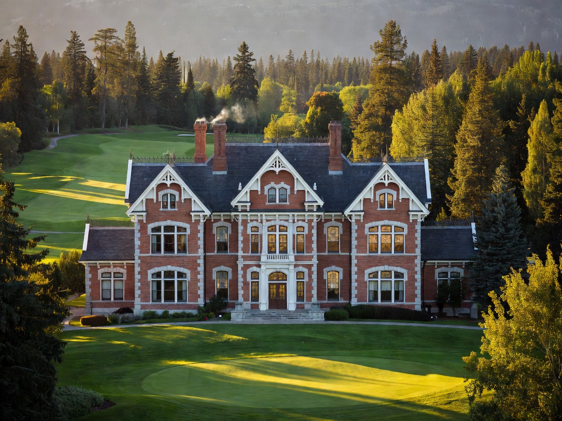 Heritage architecture of St. Eugene Golf Resort and Casino